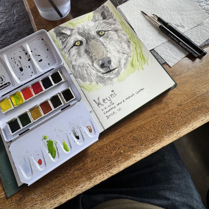 A quick sketch of Keyni I did on the way home